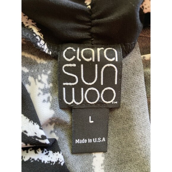 Clara Sun Woo Top Womens L Tunic - Picture 7 of 8